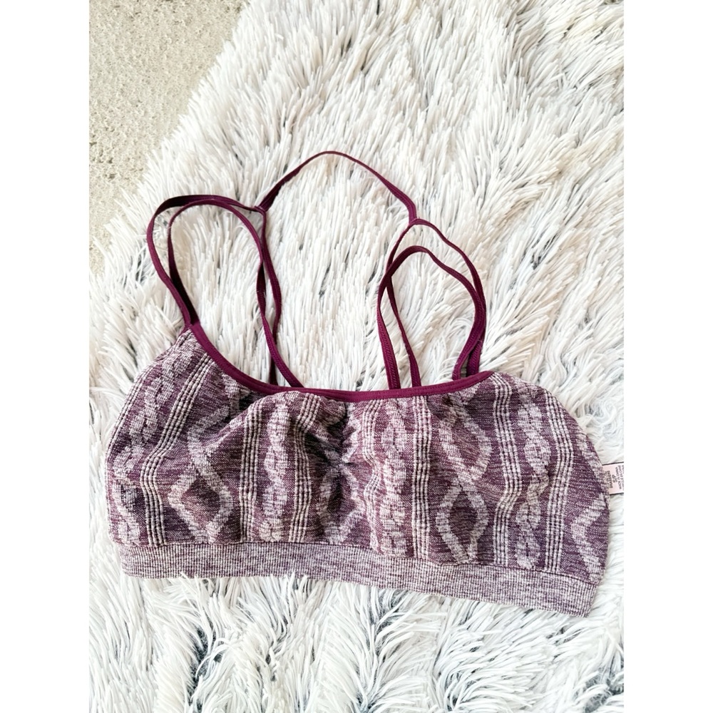 Victoria's Secret Burgundy Strappy Bralette